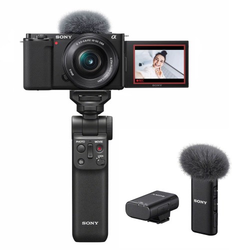 Sony ZV E10 Mirrorless Camera Kit With Full Aksesoris 